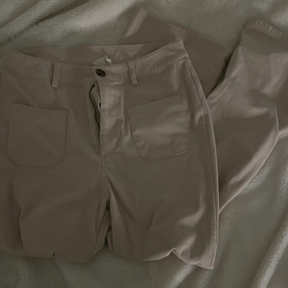 Francesca's Flared Button Down Pants